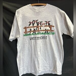 Gray Vermont Graphic T-Shirt